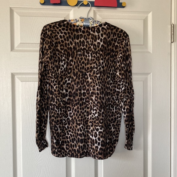 Michael Kors leopard print light sweater - Picture 2 of 10